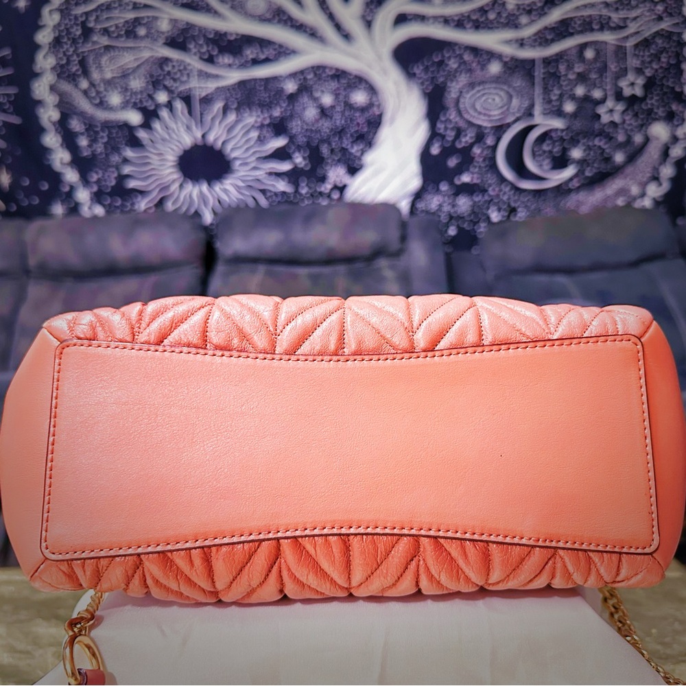 Coach soho shoulder bag Quilted Pink Satchel small crossbody bag tote bag - Picture 17 of 17